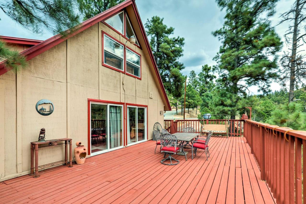 Villa A-Frame Ruidoso Retreat With Deck, Grill And Views! Exterior foto