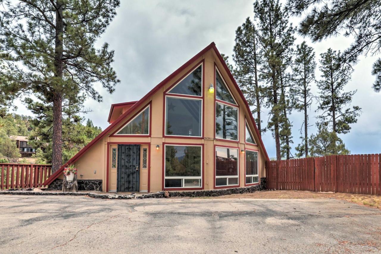 Villa A-Frame Ruidoso Retreat With Deck, Grill And Views! Exterior foto